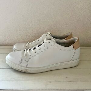 ECCO Soft 7 Women’s Leather Slip In Sneakers Tennis Shoes White